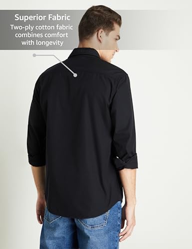 Image of Symbol Premium Men's Casual Cotton Poplin Shirt (Regular Fit)