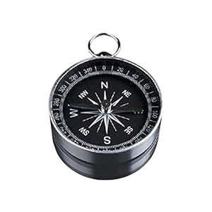 Hu Sheng Store Portable Compass Outdoor Wandel Wandelnavigatie Geschikt for activiteiten Kleur willekeurig Kamperen hiking Gps navigatie (Color : 1PC Random Color)