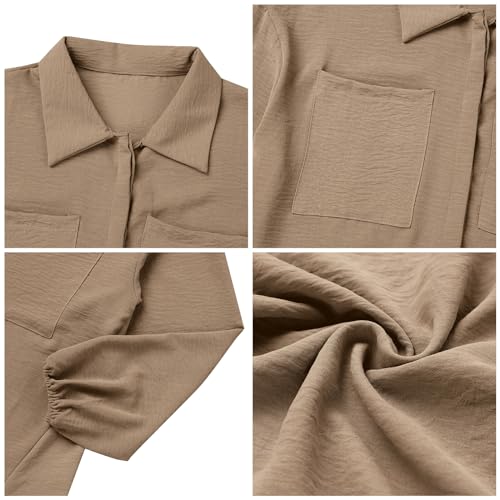 Image of ODIZLI Muslim Long Sleeve Blouse Wide Leg Pants Suits Autumn Solid Abaya Women Matching Sets 2PCS Tracksuits Turkey Kaftan