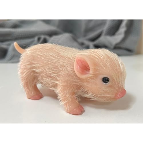 Silicone Maiale Bambola Giocattolo Carino Miniatura Reborn Animali Giocattolo Interessante