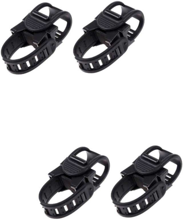 UKCOCO Bicycle Light Clip Holder Mount Handlebar Flashlight Bike Light Handlebar Clamp Light Bracket Brackets