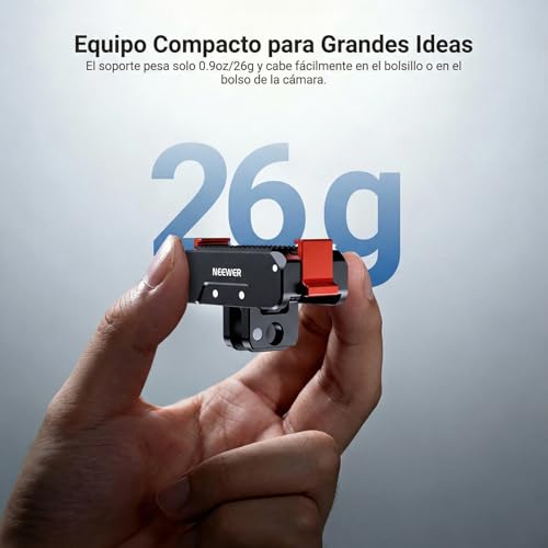 Soporte magnético NEEWER con imán de doble dirección y puntas plegables para DJI Osmo Nano 6