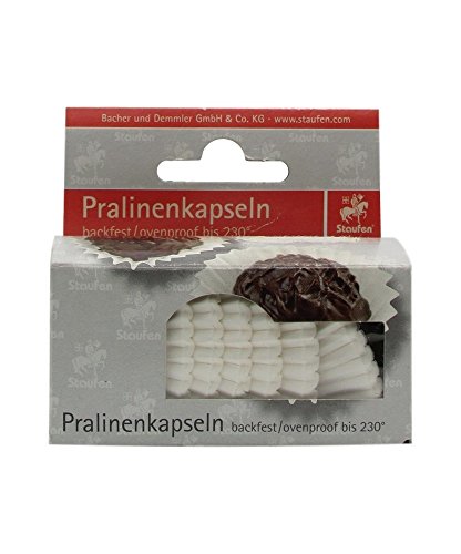 Preisvergleich Produktbild DEMMLER Pralinenförmchen 2616mm weiß 200Stück