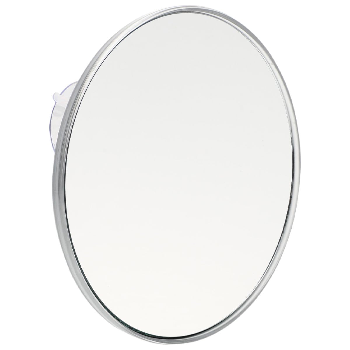 Miroir grossissant 30x salle de bain argenté compact facile à installer