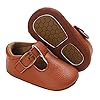 BigForest Infant Baby Eerste Wandelschoenen Jongens Meisjes Pu Anti-Slip Trainer Soft Rubber Sole Toddler First Walking…