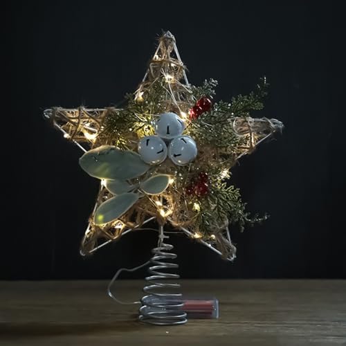 Christbaumspitze | Glitzernde Weihnachtsdekoration | Kreativer...
