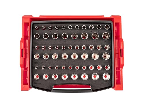Image of TEKTON 3 /8 Inch Drive 12-Point Socket Set, 57-Piece | SHD91702