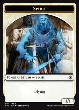 Magic: the Gathering - Spirit Token (004/012) - Conspiracy 2: Take