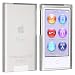 Insten Soft TPU Rubber Skin Case Cover Compatible with Apple iPod Nano 7th Generation 7 Gen, Frost Clear White
