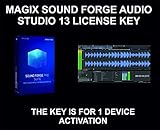 Magix Sound Forge Audio Studio 13 Software, Key, For 1 Device Activation