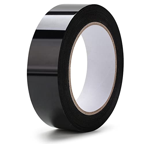 LLPT Caulk Tape Solid Black 1.2 Inch x 33 Feet Extra Waterproof Heavy Duty Adhesive Caulking Strips for Sink Shower Bathtub Toilet Lavabo Kitchen (BS123)