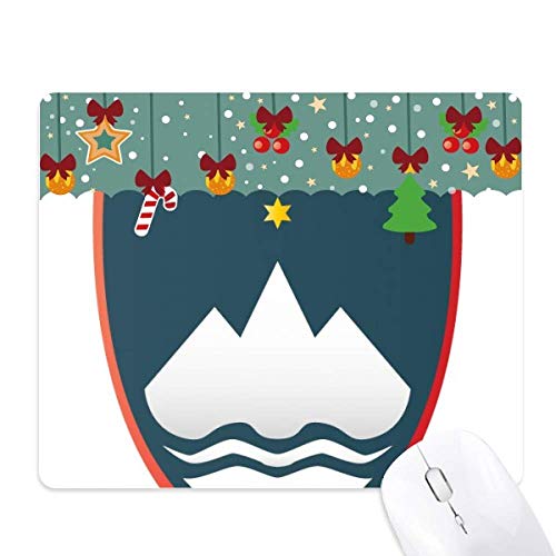 Tapis de souris Slovénie en caoutchouc de qualité