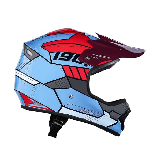 Royal Enfield Motocross Kids ISI Certified Helmet Chase FF Mx Multi Abs Gl B (Y-XL) 56 with High Impact Grade Thermoplastic for Superior Impact Protection - Image 3 thumbnail