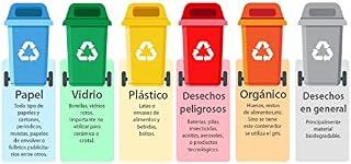 Papelera contenedor q-connect plastico con tapadera 100l color azul 800x510x525 mm con ruedas
