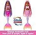 Barbie Mermaid Doll, “Brooklyn” with Pink Hair, Styling Accessories, Pet Dolphin and Water-Activated Color Change Feature, HRP98