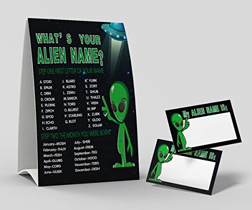 Juego de fiesta shupai "What's Your Alien Name" miniatura 1