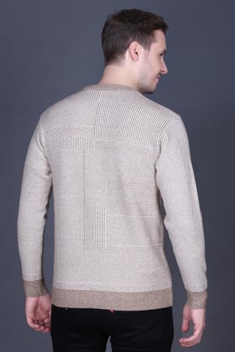 Image of GODFREY Full Sleeve Woolen Sweater for Man Winter Wear - Round Neck Pullover Regular Fit