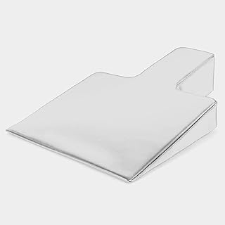 GYDUHYE Cuña tapizada grande para refromer de pilates, fuerza y estabilidad, equipo de pilates para uso doméstico y estudio (color: blanco)