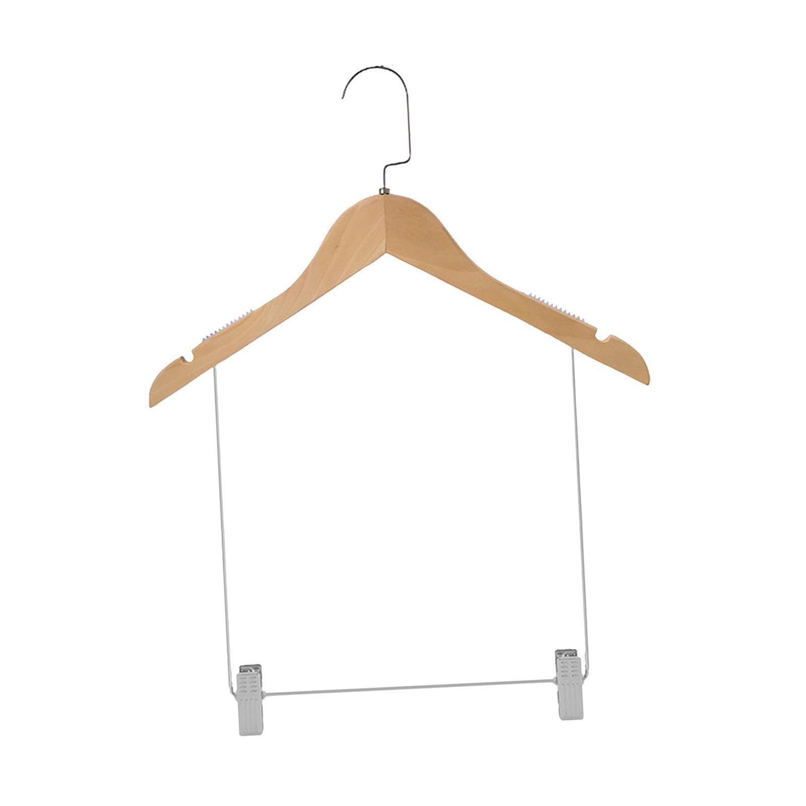 PIXZCSA Flexible Pants Hanger Saving Hangers For Closet Organization Built To Clothing In Condition Without Wrinkles Space Saving Hanger Pants Organizer Clip, for Woman Clothes