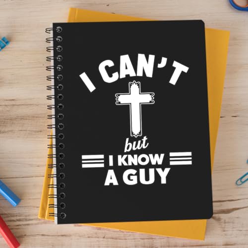 Image of Premium I Can't But I Know A Guy Decal Vinyl Car Sticker, Christian Gift Idea, Decals, Transparent Vinyl Sticker Window Size (6.1 x 4.7 inches)