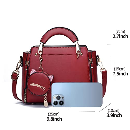 Image of Xiaoyu Fashion Purses and Handbags for Women Ladies Crossbody Bags Top Handle Satchel Shoulder Bags Small Totes