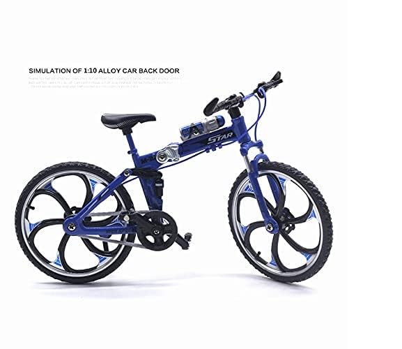 Image of zahab Miniature Alloy Bicycle Model Toy with Display Box | Die Cast Cycle Showpiece Collectible Decor Gift for Kids & Adults