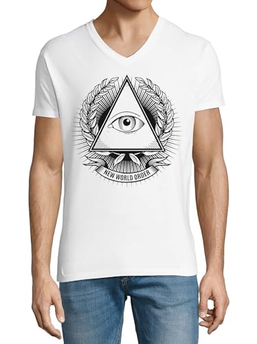 T-shirt Illuminati en coton blanc pour vos sorties urbaines branchées
