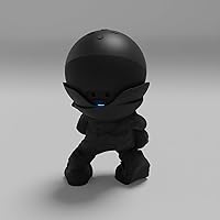 Vista 4 de Splin Soporte de mesa compatible con Yaxa Alexa Smart Speaker Echo Dot (4ª y 5ª generación) y Apple HomePod Mini, Vegas Boy (negro)