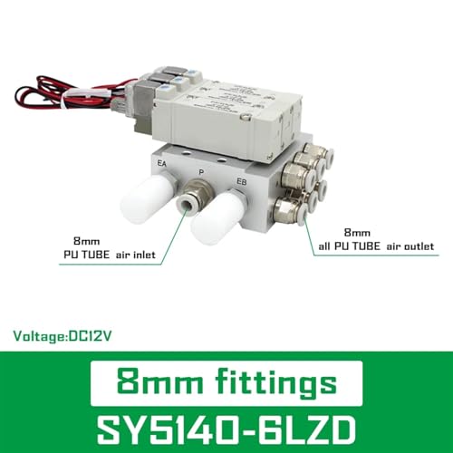 Électrovanne SY5140 vanne de commande de cylindre électronique 8mm SY5140-6LZD