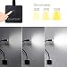 Lampara de Lectura Noche Pared Foco de LED Flexible Regulable Touch con...