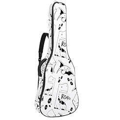 Housse de transport étanche pour guitare avec bandoulière réglable Motif panda, Multicolore 03., 42.9×16.9×4.7 in… - Les Beatles, Paul McCartney, John Lennon, RIngo Starr, George Harrison