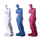 Sculpture en résine avec bras cassé, De Milo, ornements, décoration de maison (blanc)