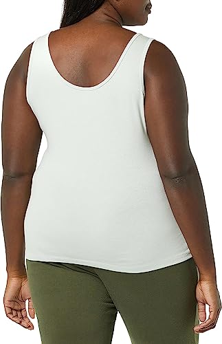 Image of SHAPERX Women's Regular Fit Sleeveless Cotton Camisole Slip Spaghetti Pack of 1 Plus Size