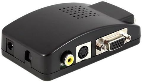 Brainydeal DVD VGA RCA S-video to Laptop Computer PC VGA LCD Monitor Converter Switch Adapters