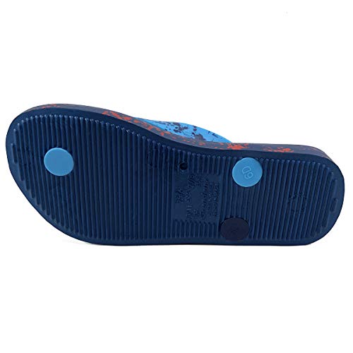 Chinelo Infantil Ipanema Dinossauro Neon - Azul - 29/30