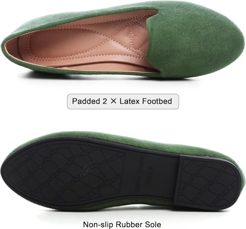 Image of SAILING LU Women Round Toe Comfortable Ballet Flats | Shoes for Women, Dressy, Slip-ons, Loafers