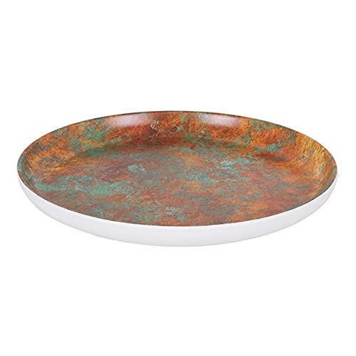 VIEJO VALLE Piatto Goji Melammina Bianco (22.5 x 2.2 cm), White, Estándar