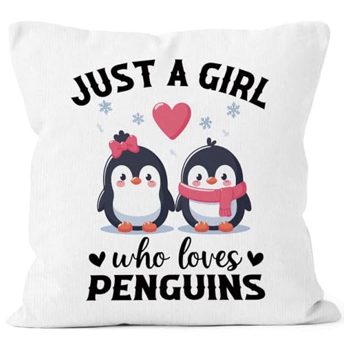 Penguin Lover Throw Pillow Cover 18x18
