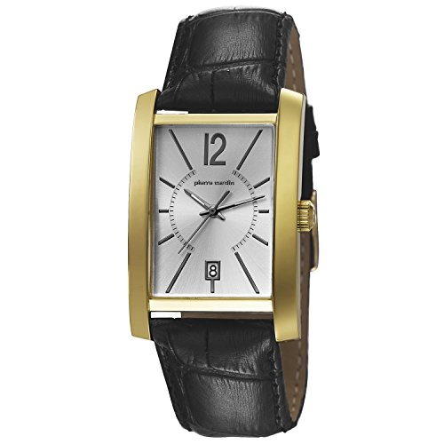 Preisvergleich Produktbild Pierre Cardin Uhr für Männer, Lederband schwarz PC106551 F03
