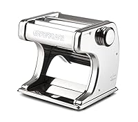 G3 Ferrari G20125 Sfoglia Prof Macchina per la Pasta Motorizzata, 70 W, Rulli 18 cm, 7 livelli spessore, 3 formati di pasta, Corpo e rulli in Acciaio Inox