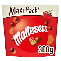 Maltesers, Schokokugeln mit luftigem Knusperkern, Schokolade Snack, 1 Packung (1 x 300g)