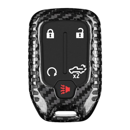 Coque de clé GMC et Chevrolet en carbone pour éviter les rayures et l'usure quotidienne