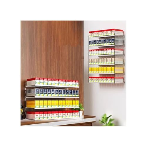 Présentoir à cigarettes automatique en acrylique pour vitrine murale de magasin