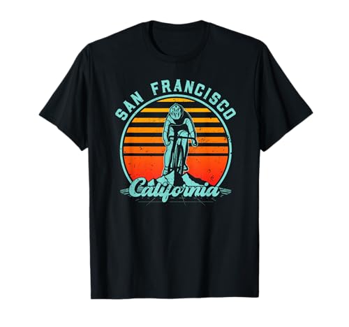 San Francisco California Road Bike T-Shirt