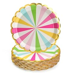 Colorful White Striped