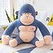 Gorilla Peluche Orangutan Modello Bambola Ragazze Ragazzi Regalo Di Natale Peluche per Bambini Regali per bambini-30 cm, blu