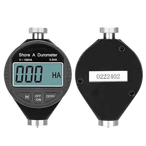 Digitales Durometer, Härteprüfer Digital 100HD A Durometer Shore Rubber Härteprüfgerät mit LCD-Anzeige Meter zum Messen der Härte von Gummi Silikagel Reifen und Kunststoff