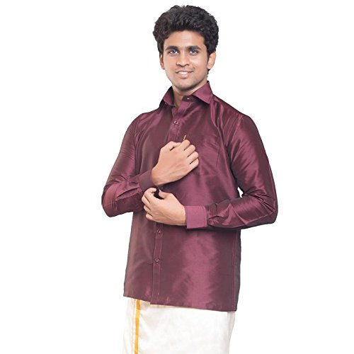 Image of THANGAMAGAN Men's Regular Fit Shirt