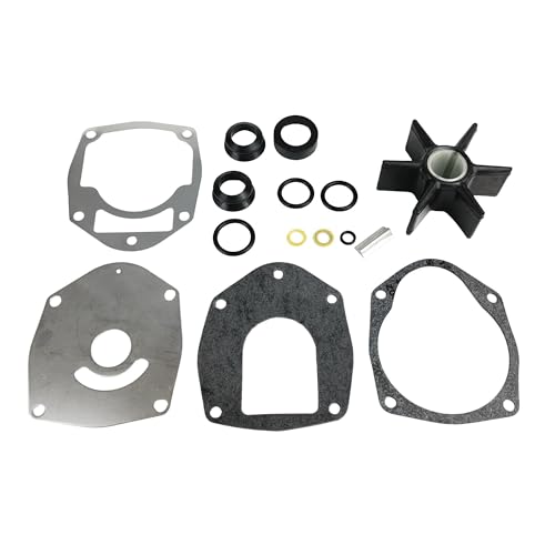 SLSRPMT 47-43026Q06 Water Pump Impeller Repair Kit for Mercury Mariner Outboard 40-250 HP 4 Stroke & MerCruiser Alpha One Gen 2 Stern Drive Replace Quicksilver 47-43026Q06 8M0100526 Sierra 18-3265