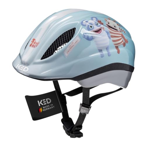 Meggy II Originals Kinder Fahrradhelm, Made in Germany, mit LED-Rücklicht, nur 220g, QUICKSAFE Verstellsystem und Insektenschutz